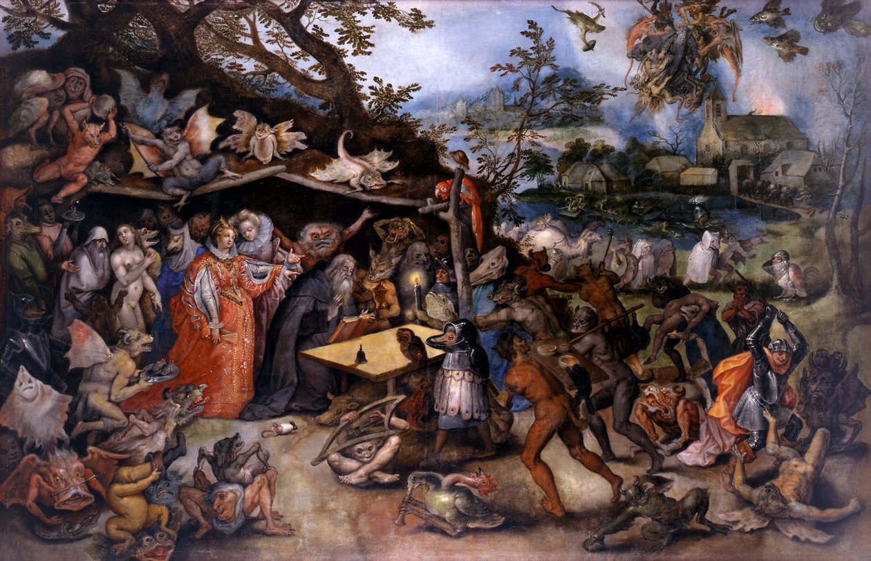 Fristelser fra Sa _Antonio Abad av Jan the Elder Brueghel