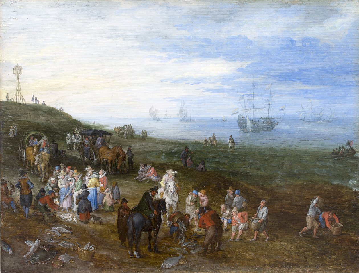 Tilbake fra pechen av Jan the Elder Brueghel