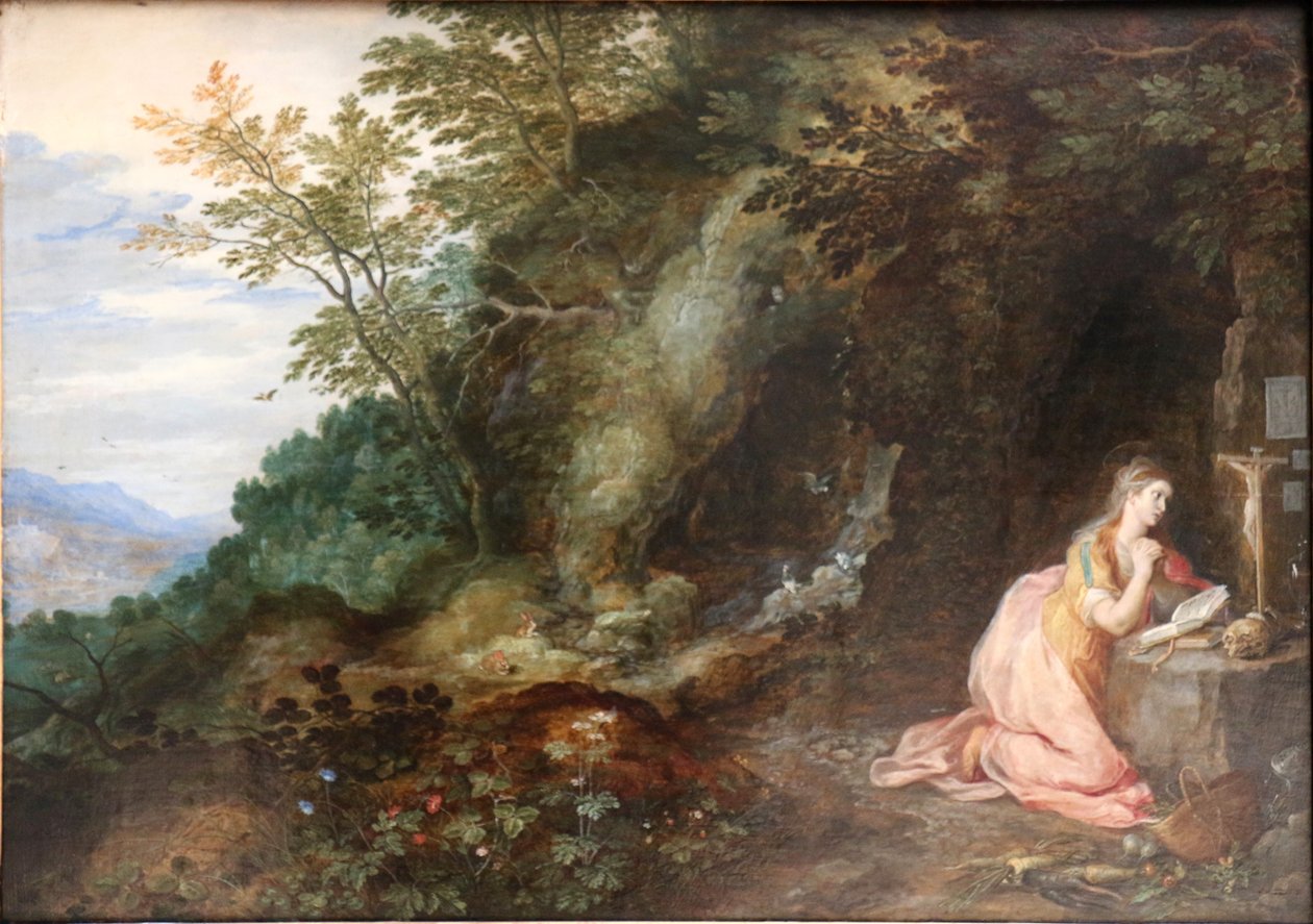 Anklagende Maria Magdalena av Jan the Elder Brueghel