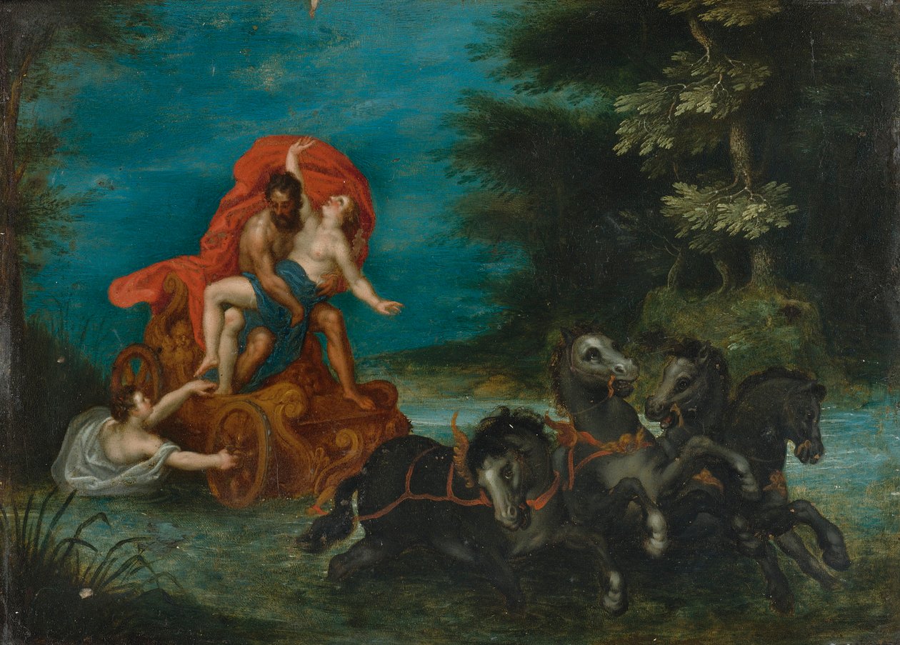 Voldtekten av Proserpina av Jan the Elder Brueghel