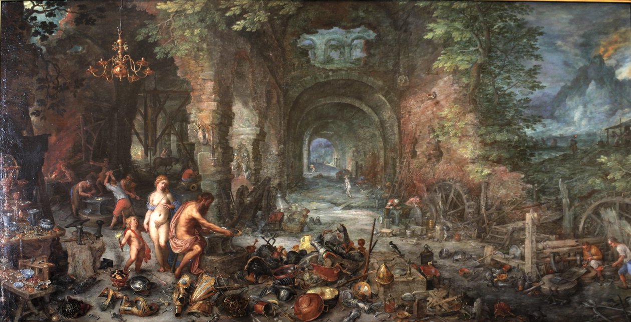 brannen av Jan the Elder Brueghel