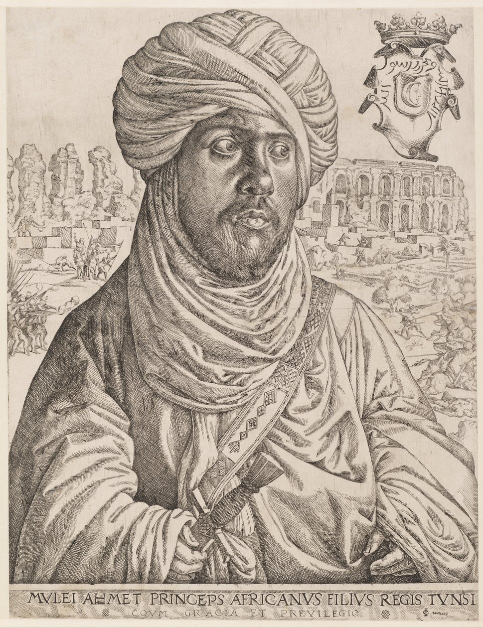 Portrett av Mulay Ahmad av Jan Cornelisz Vermeyen