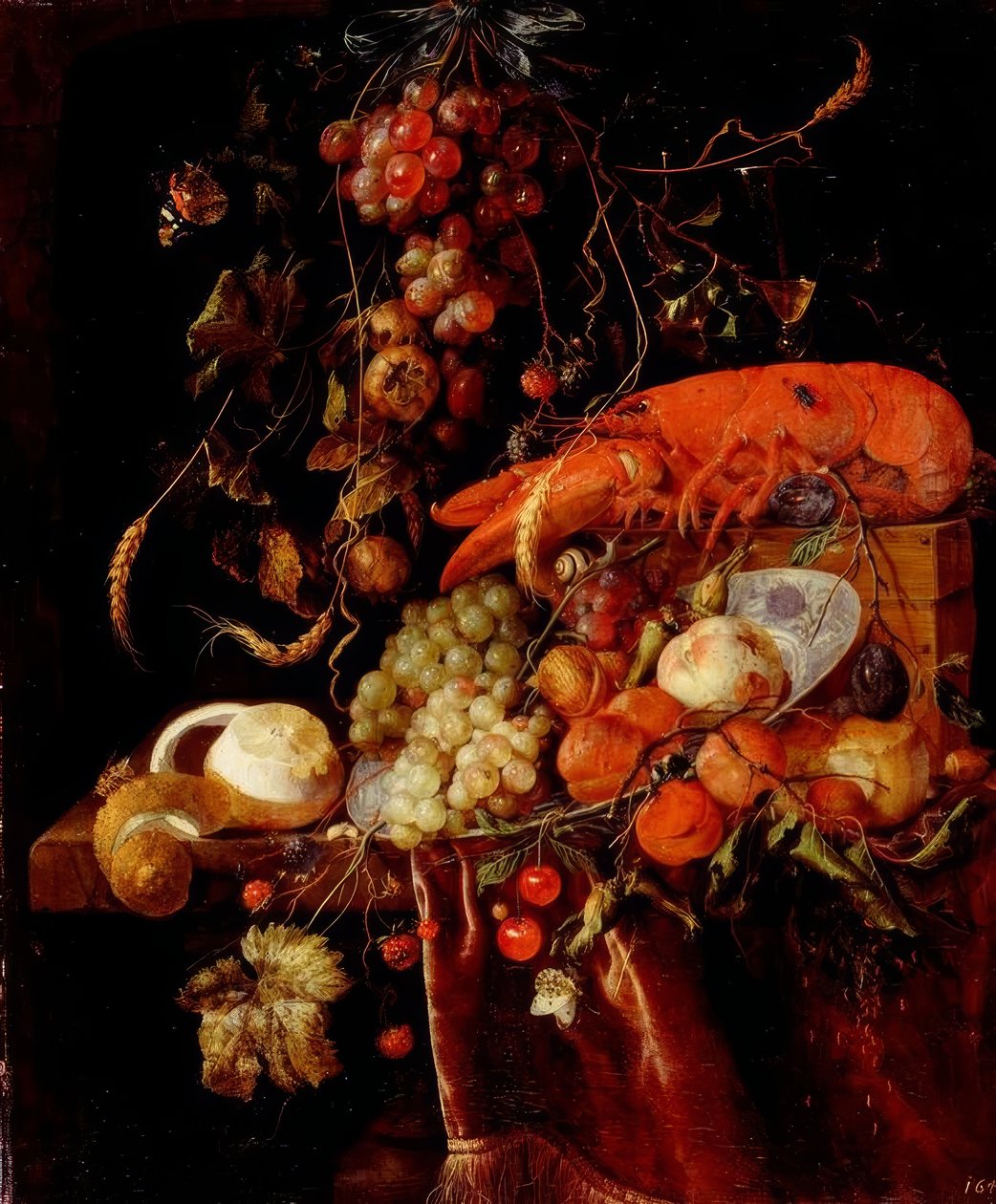 Stilleben med hummer av Jan Davidsz de Heem