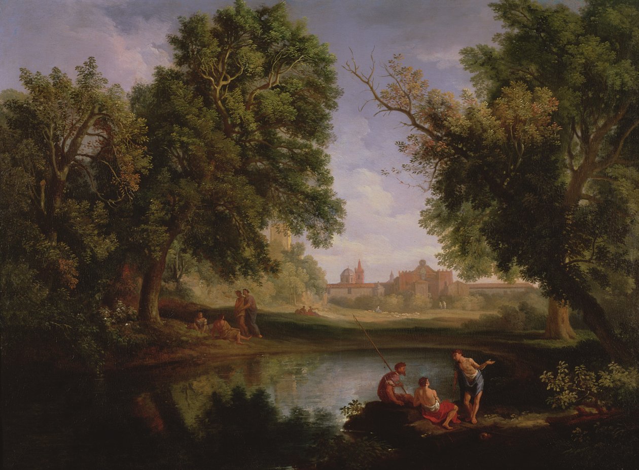 Klassisk landskap av Jan Frans van Bloemen