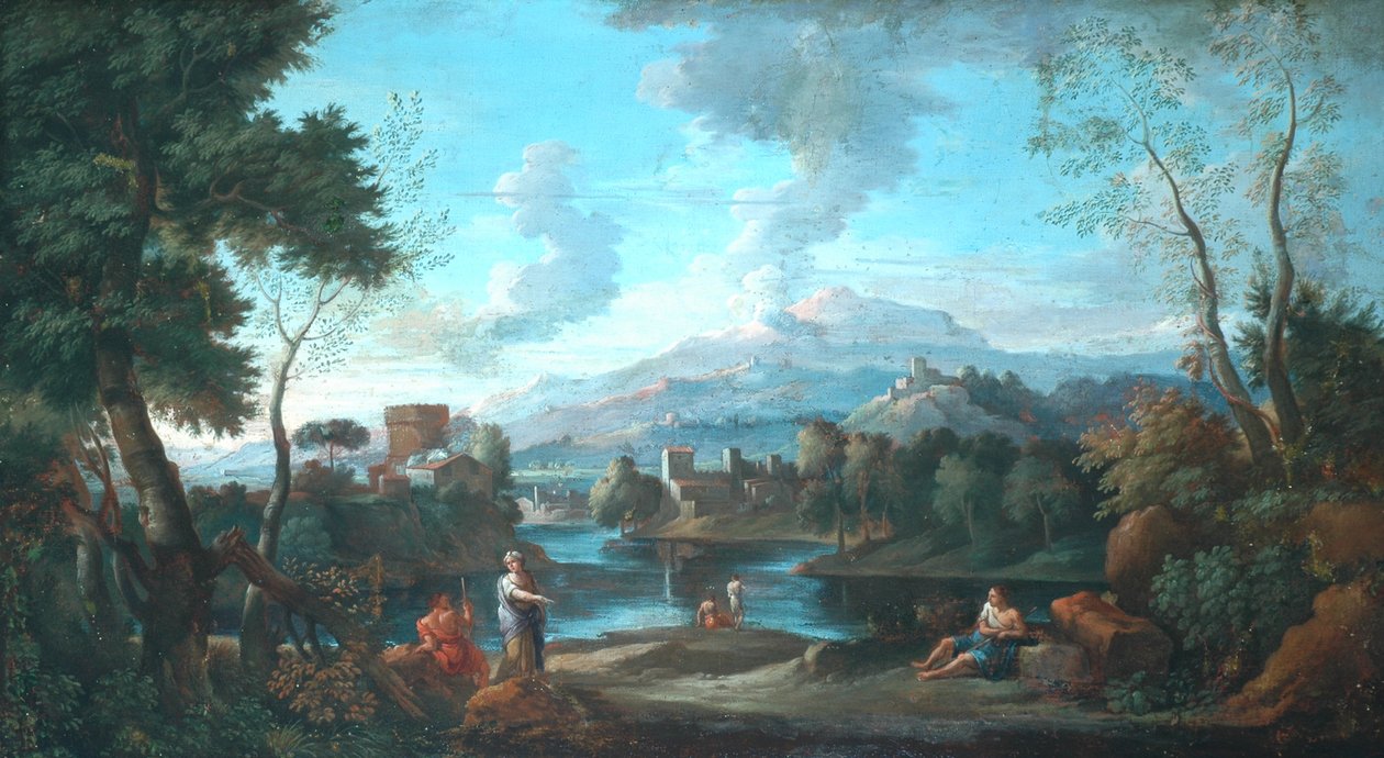 Klassisk landskap, Orizante av Jan Frans van Bloemen