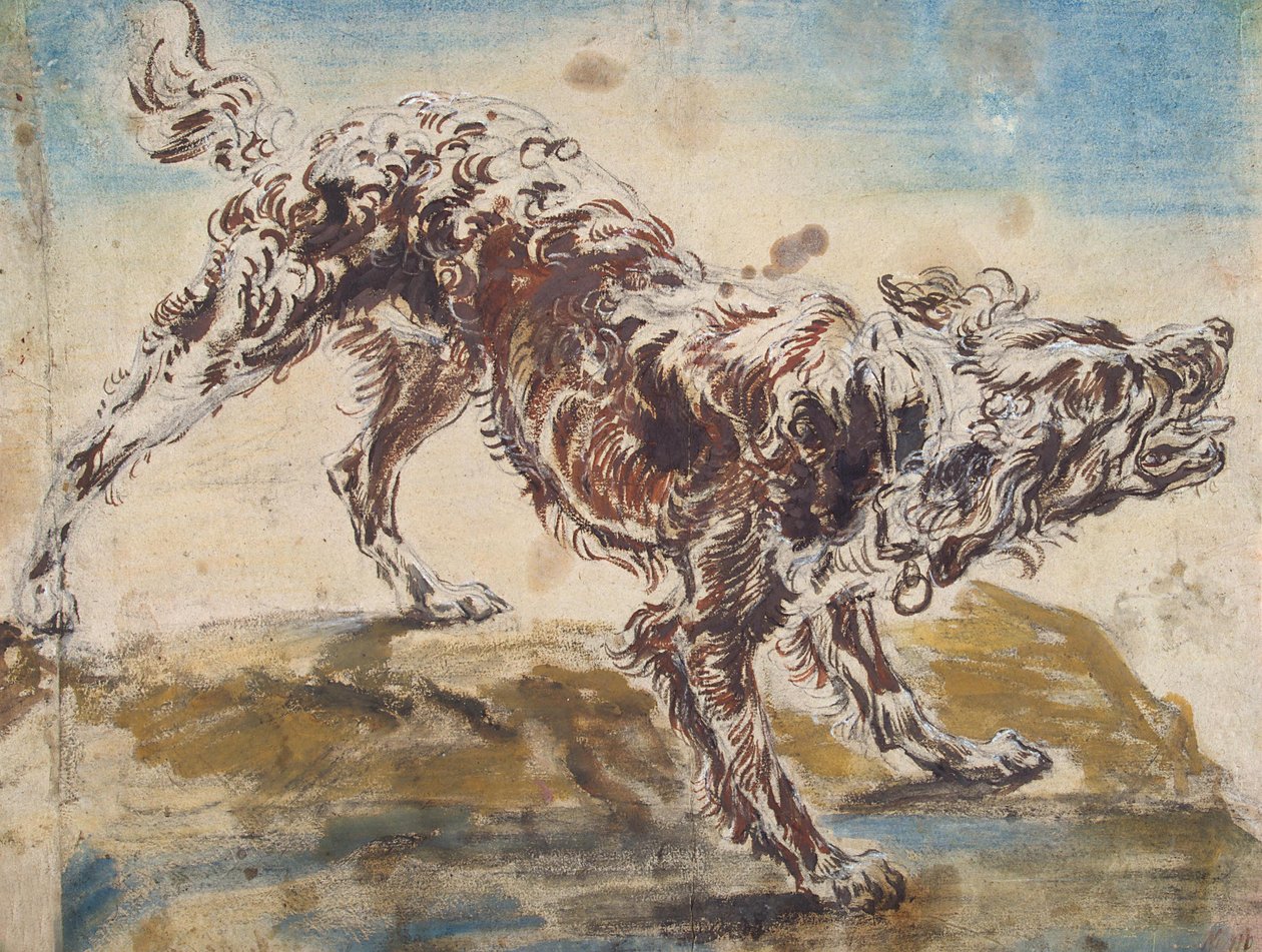 Studie av en hund av Jan Fyt
