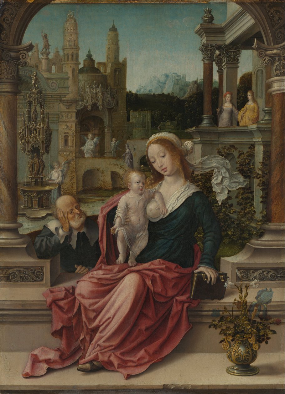 Den hellige familie av Jan Gossaert