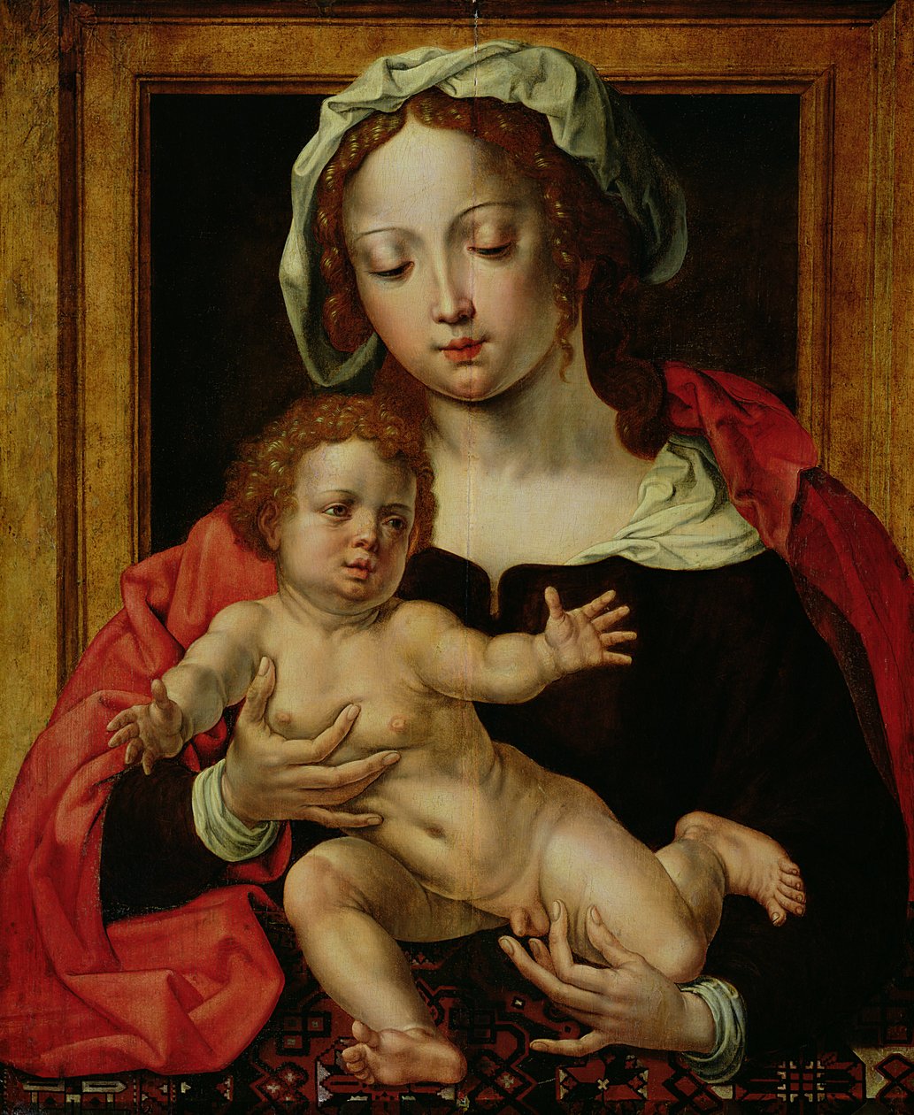 Jomfru og barn av Jan Gossaert