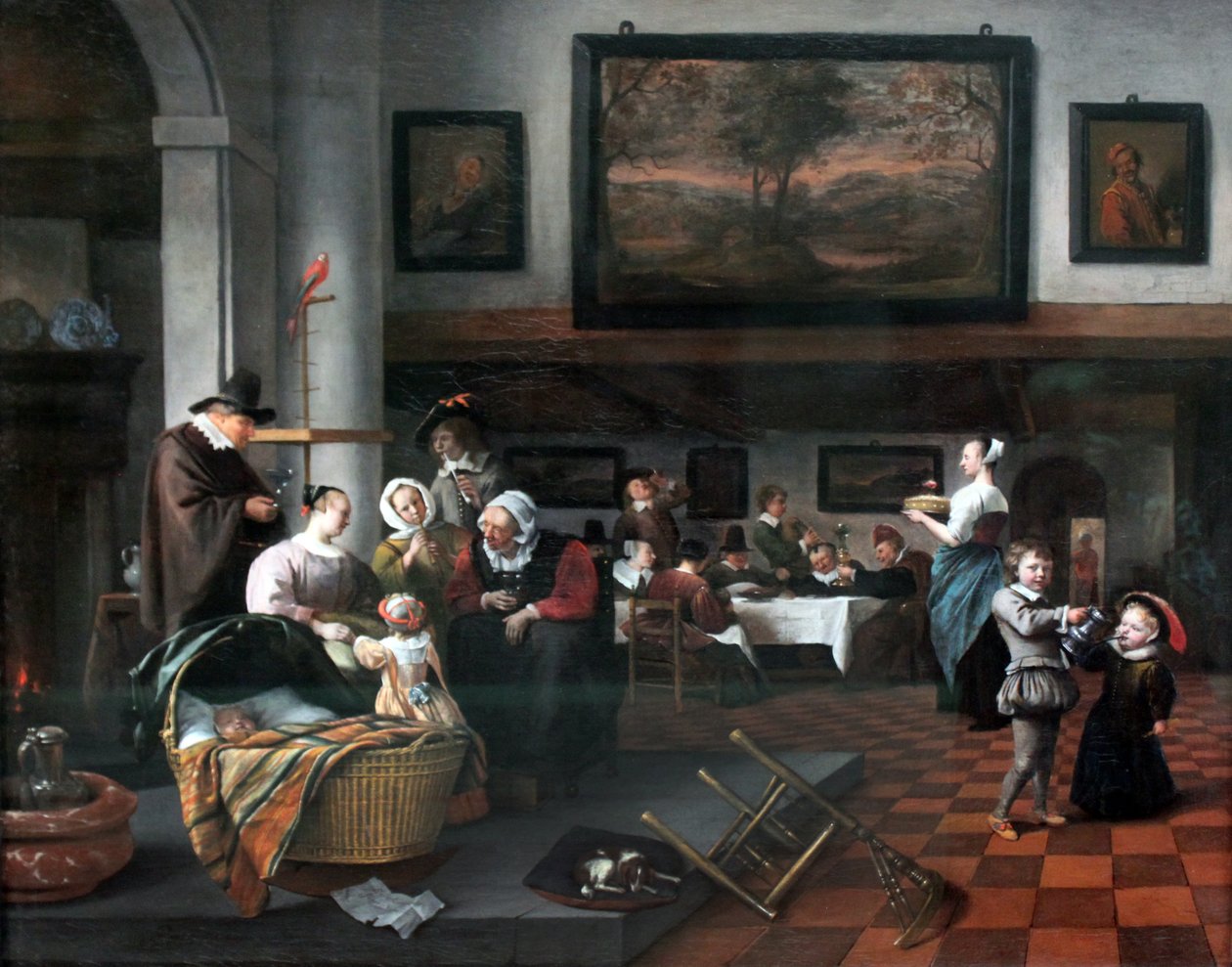 Barnedåpen av Jan Havickszoon Steen
