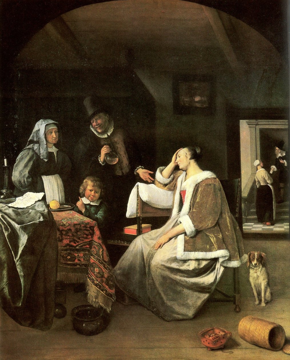 Elskesyken av Jan Havickszoon Steen