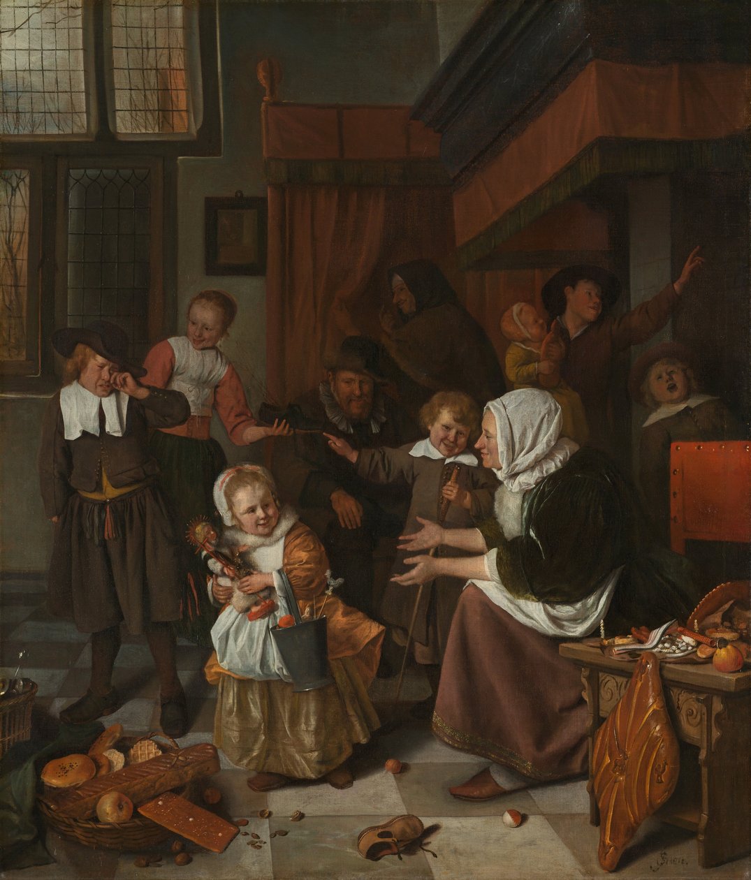Sankt Nikolaus fest av Jan Havickszoon Steen
