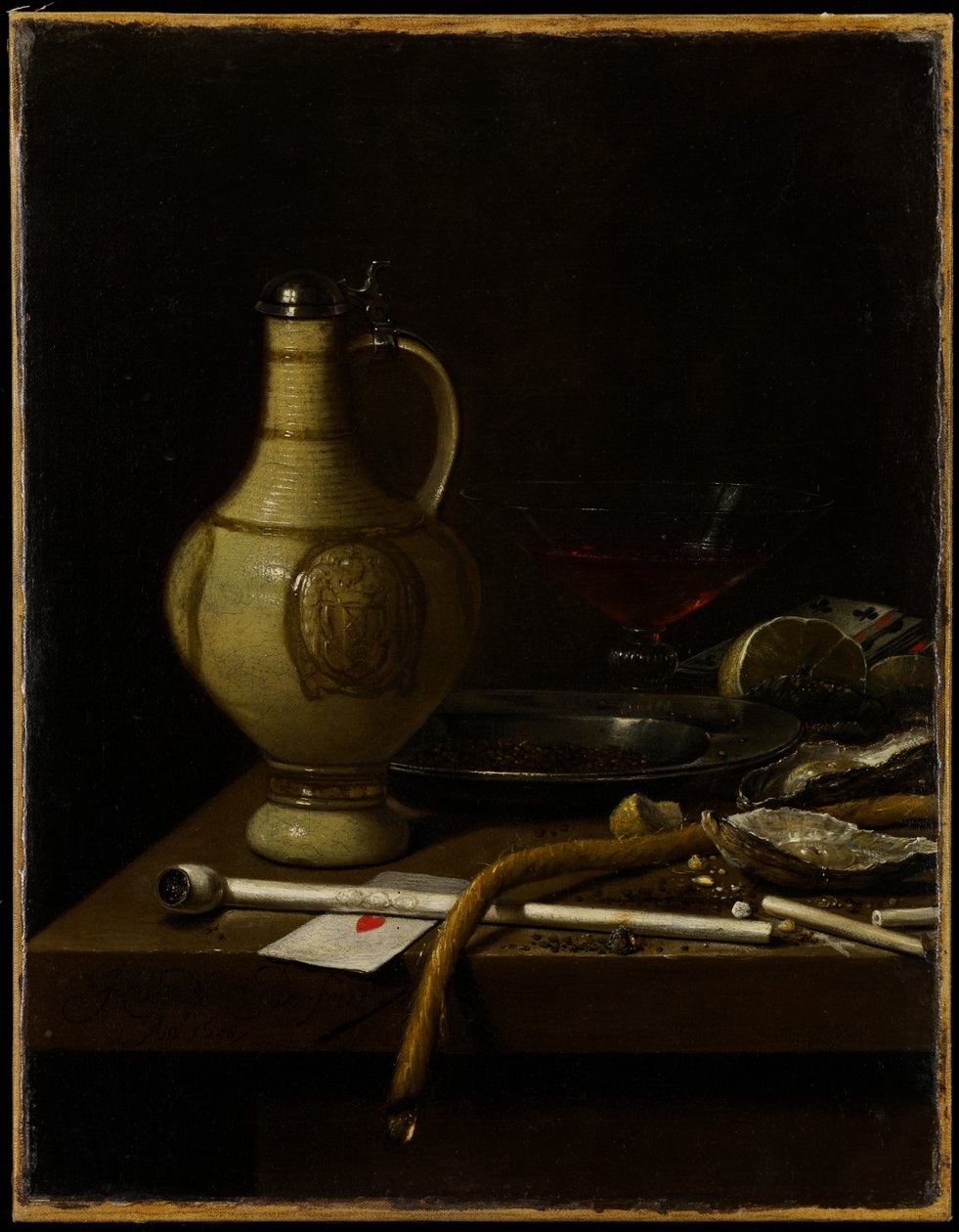 Stilleben, 1658 av Jan Jansz. van de Velde