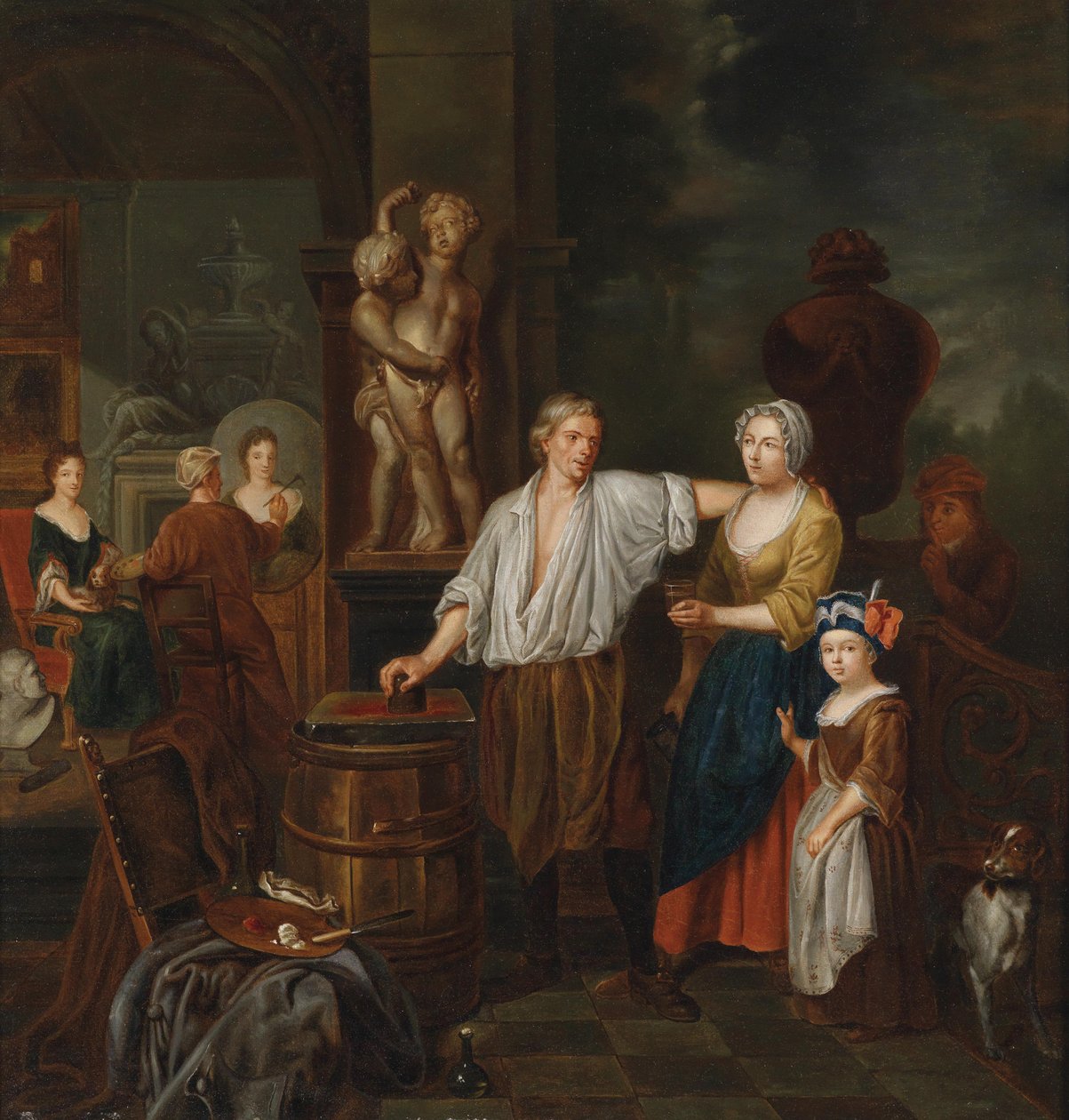 I maleratelieret av Jan Josef Horemans II