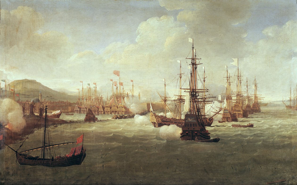 Abraham Duquesne (1610-88) på Chios, etter 1681 av Jan Karel Donatus van Beecq