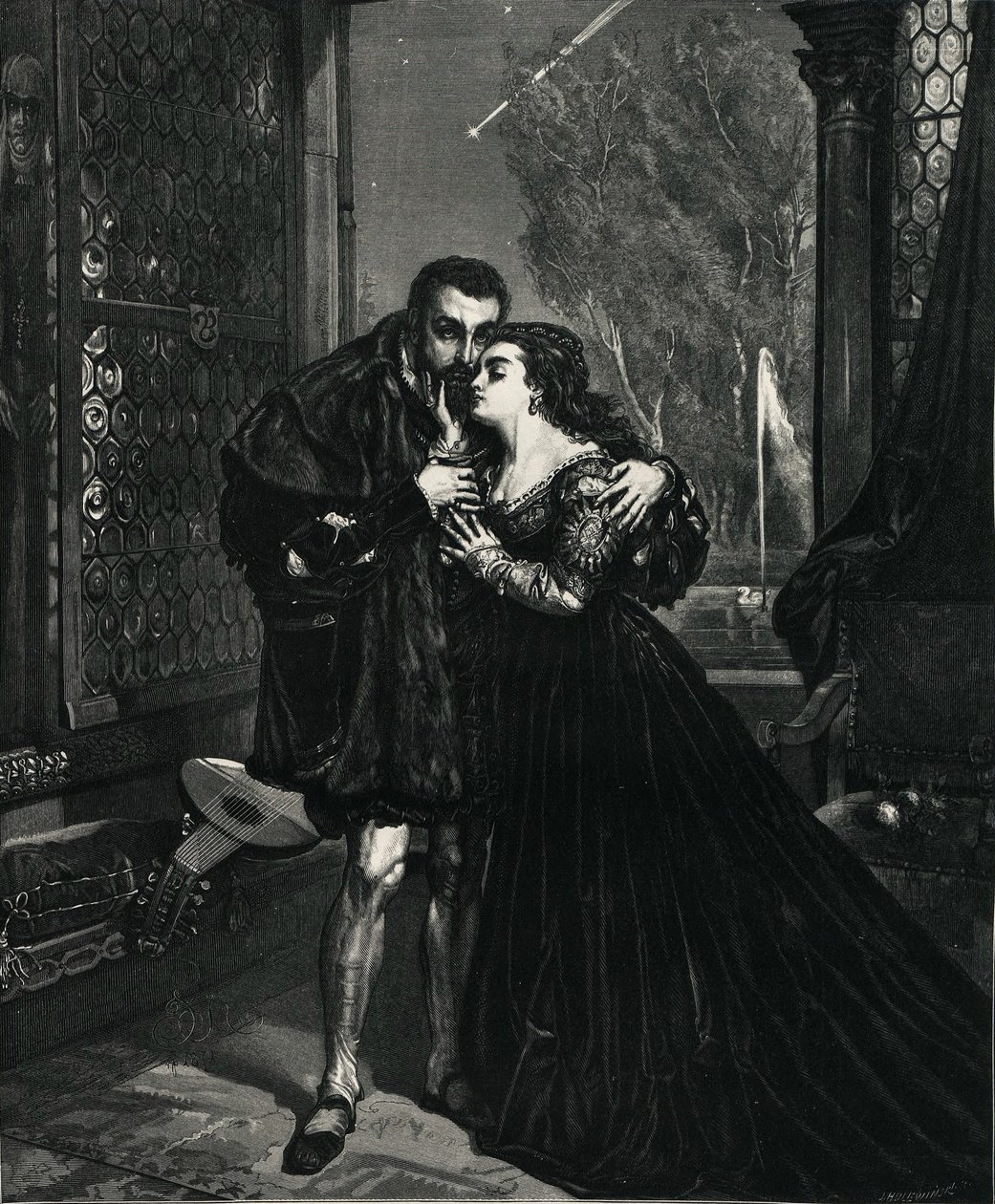 Zygmunt II August og Barbara Radziwiłłówna av Jan Alojzy Matejko
