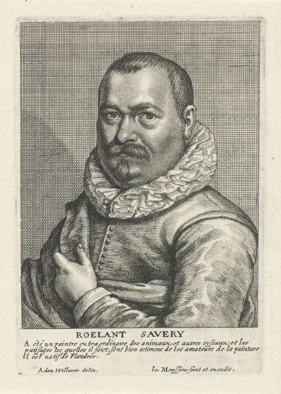 Portrett av Roelant Savery av Johannes Meyssens