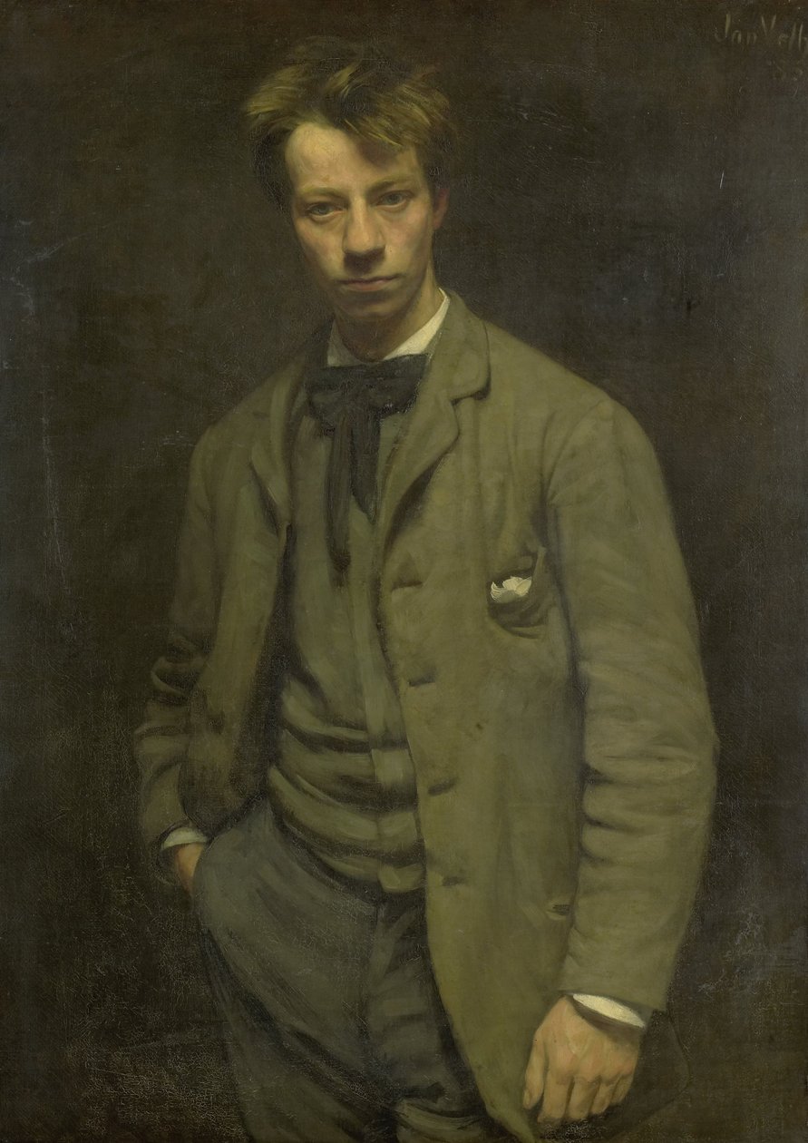 Portrett av Albert Verwey, 1885 av Jan Pieter Veth