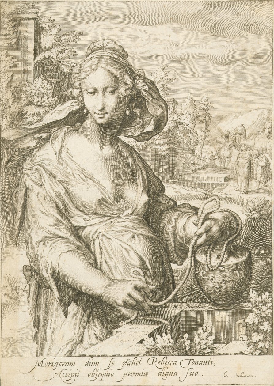 Rebecca ved brønnen av Jan Pietersz. Saenredam