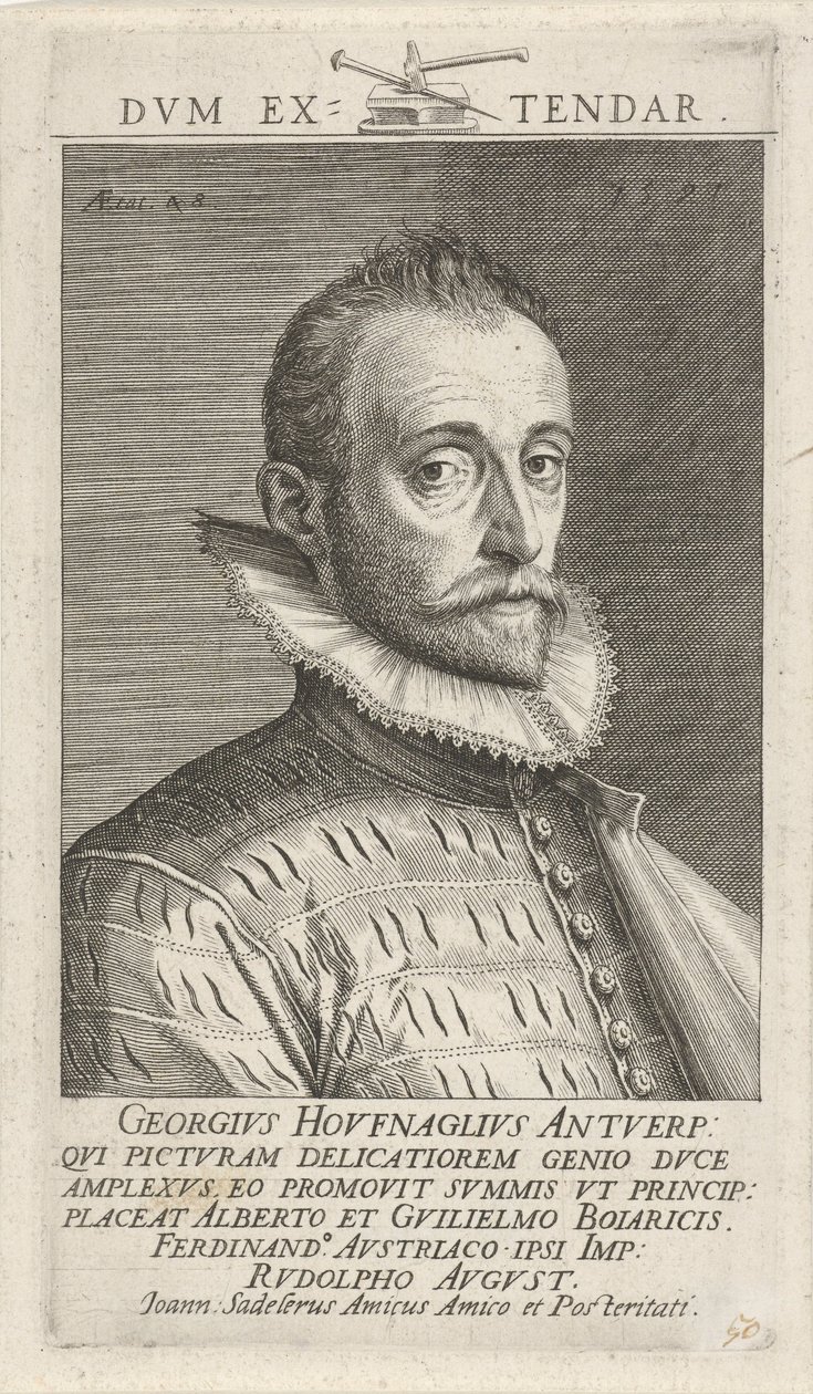 Portrett av Joris Hoefnagel av Jan Sadeler