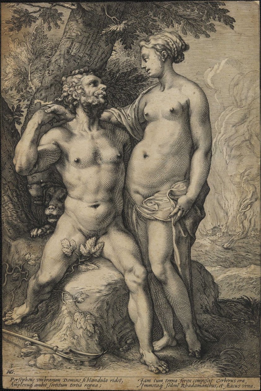 Pluto og Proserpina av Jan Saenredam
