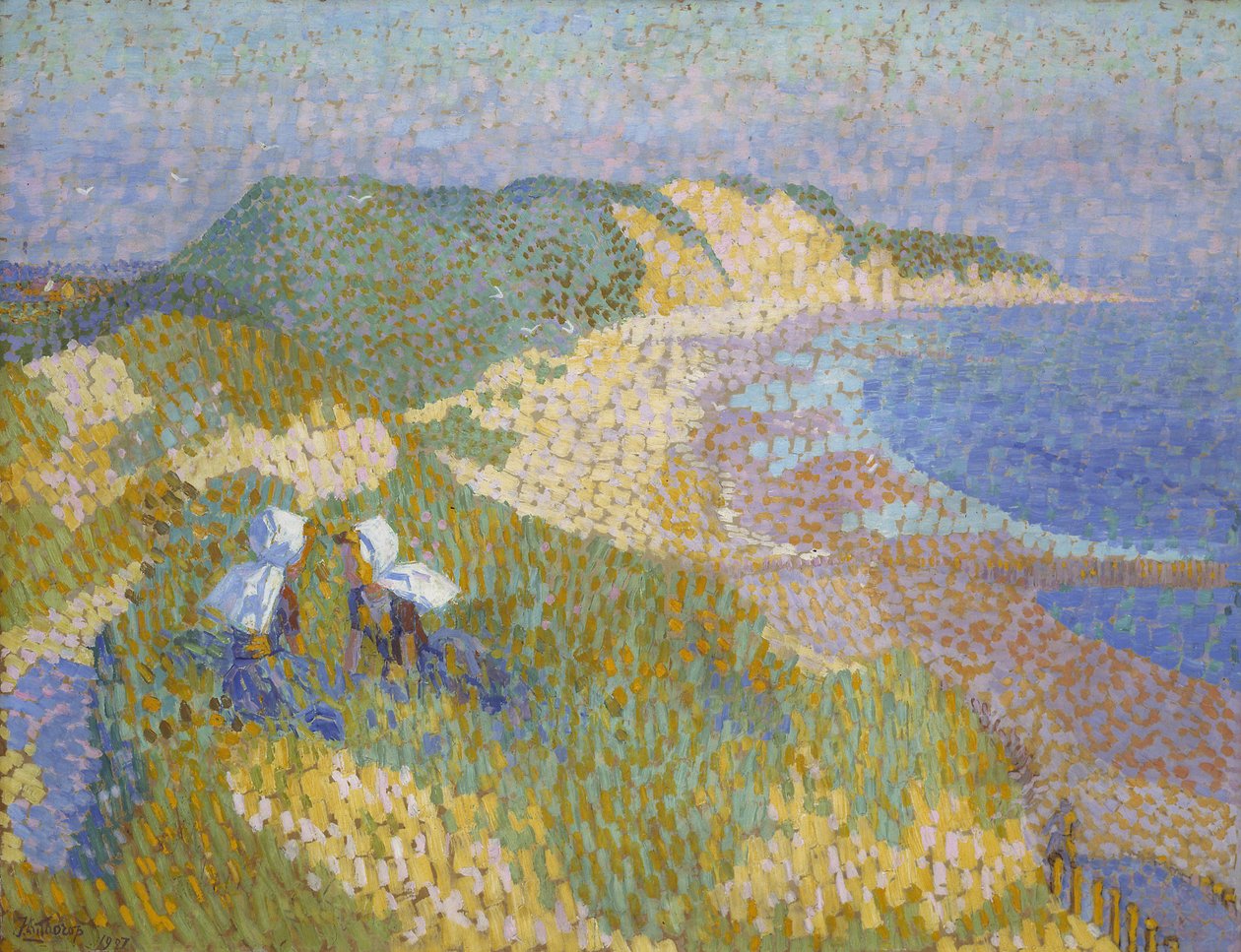 Sanddyner og hav i Zoutelande av Jan Toorop