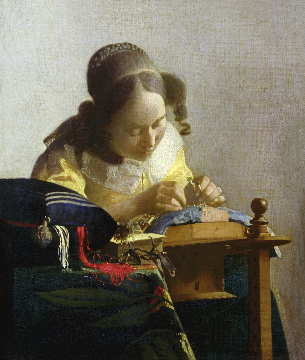 Snøremakeren, 1669-70 av Jan Vermeer van Delft