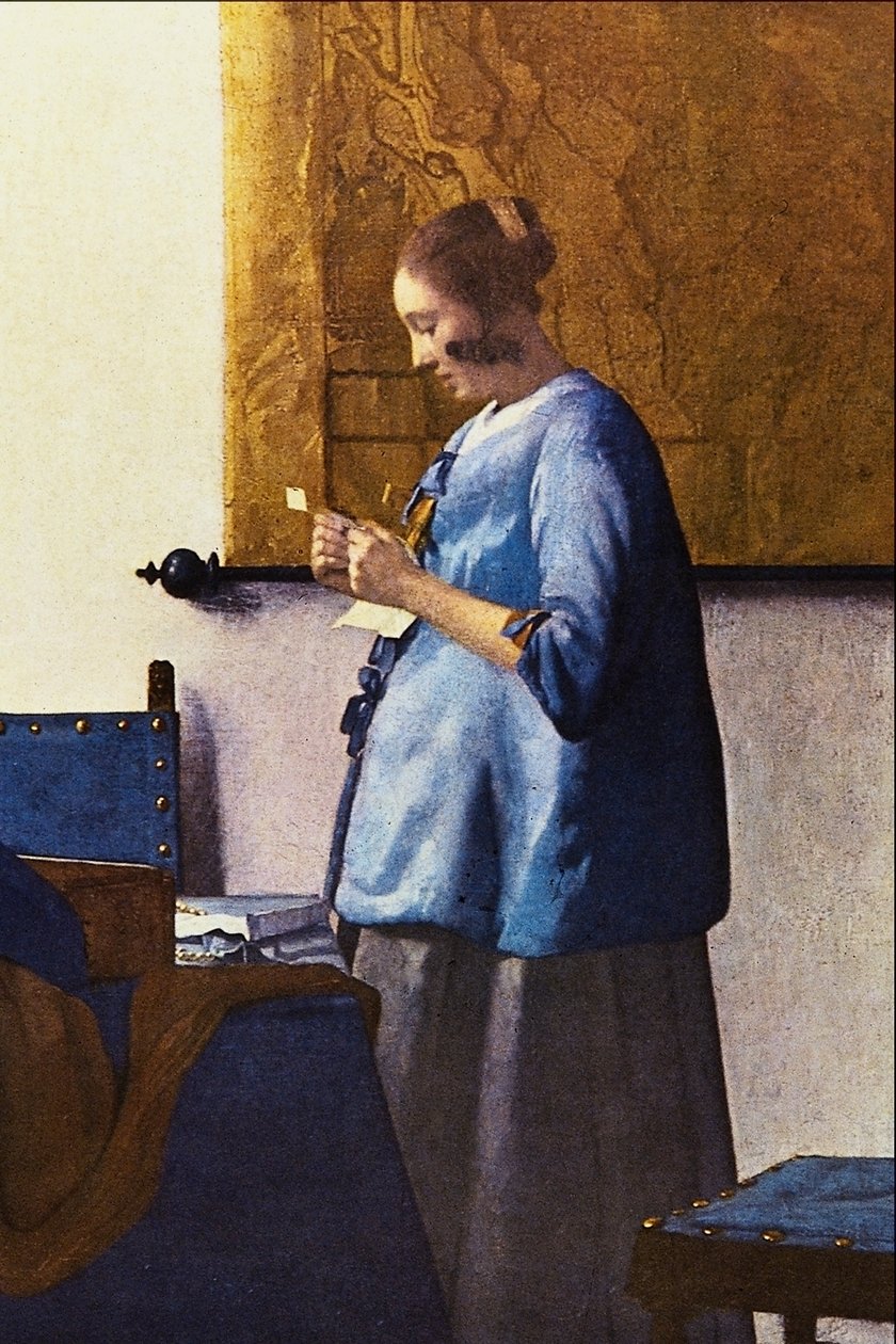 Kvinne som leser et brev av Jan Vermeer van Delft