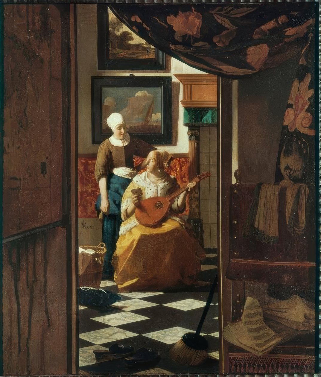 Kjærlighetsbrevet av Jan Vermeer van Delft