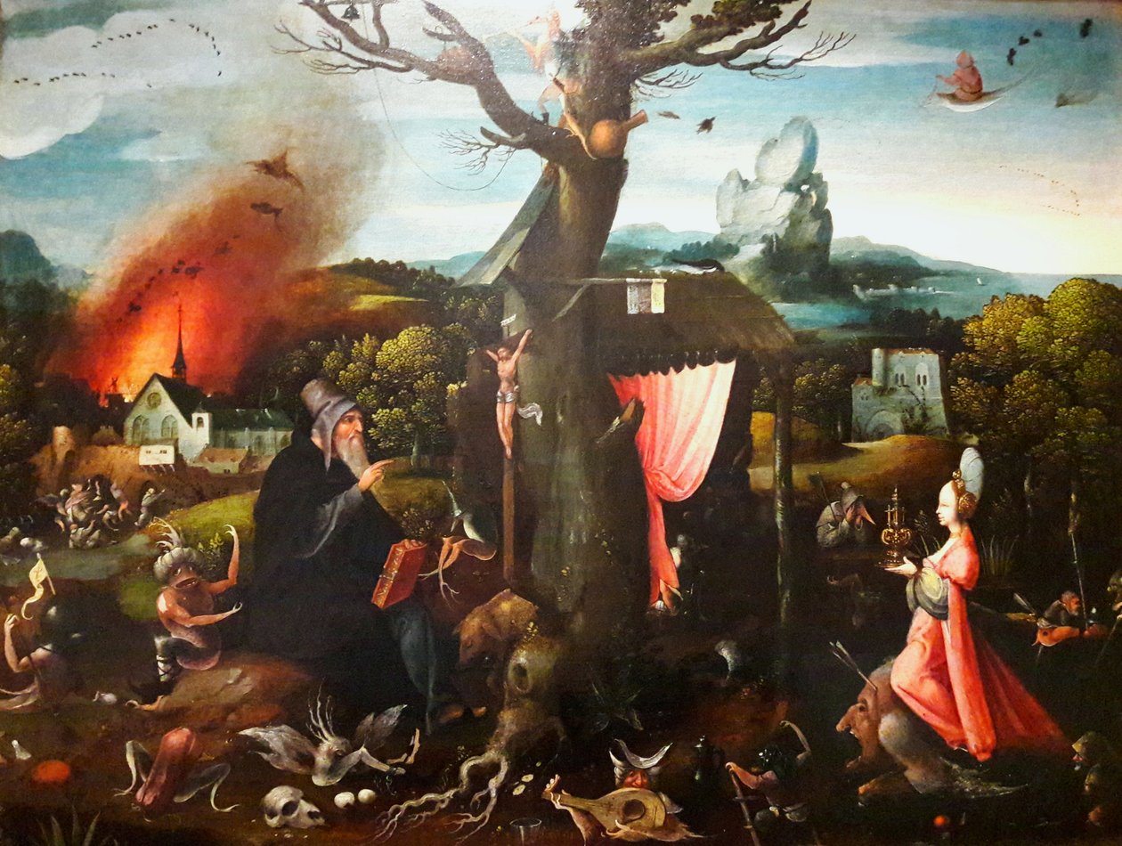 Fristelsen til Saint Anthony av Jan Wellens de Cock