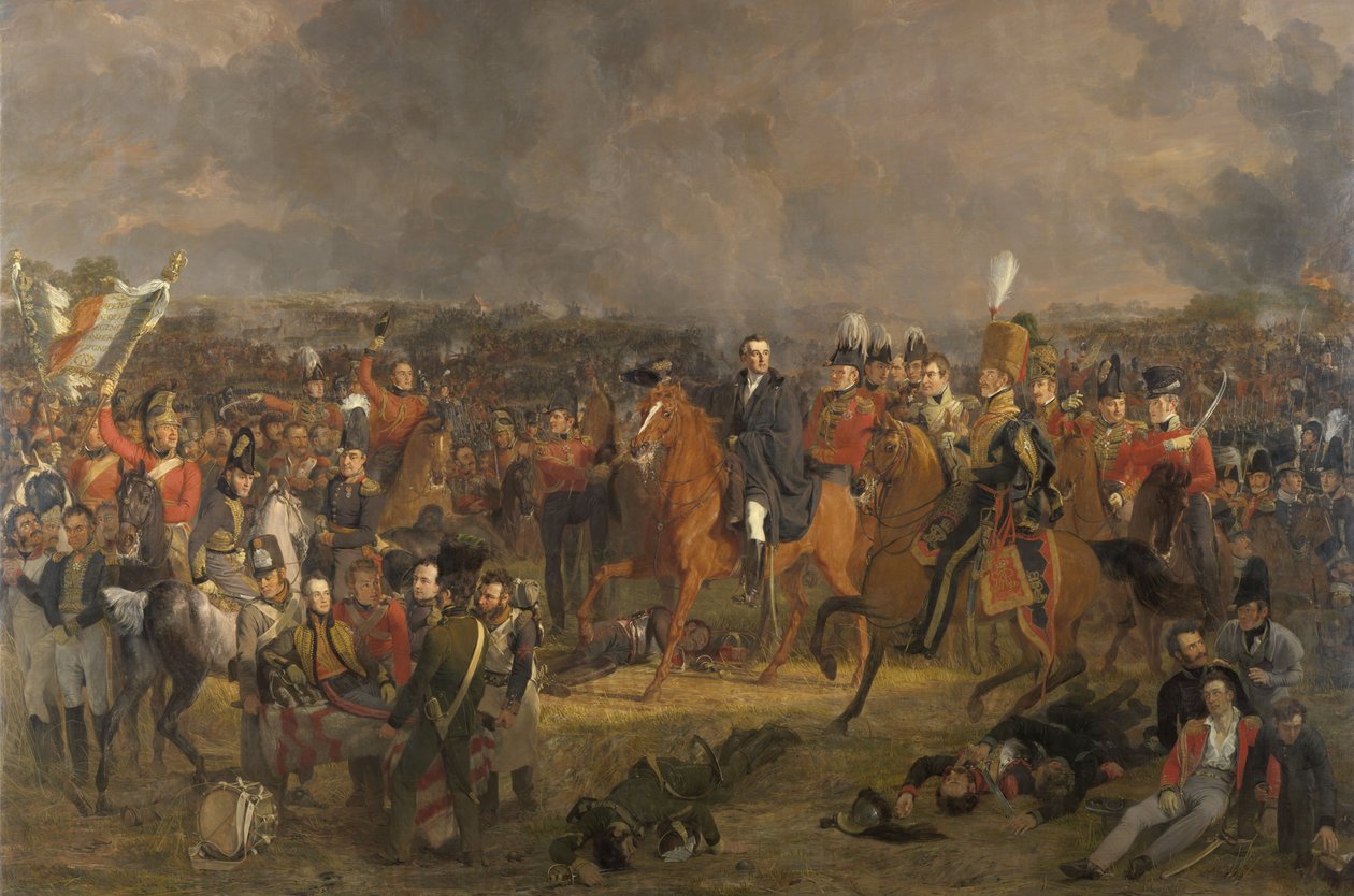Slaget ved Waterloo, 1824 av Jan Willem Pieneman