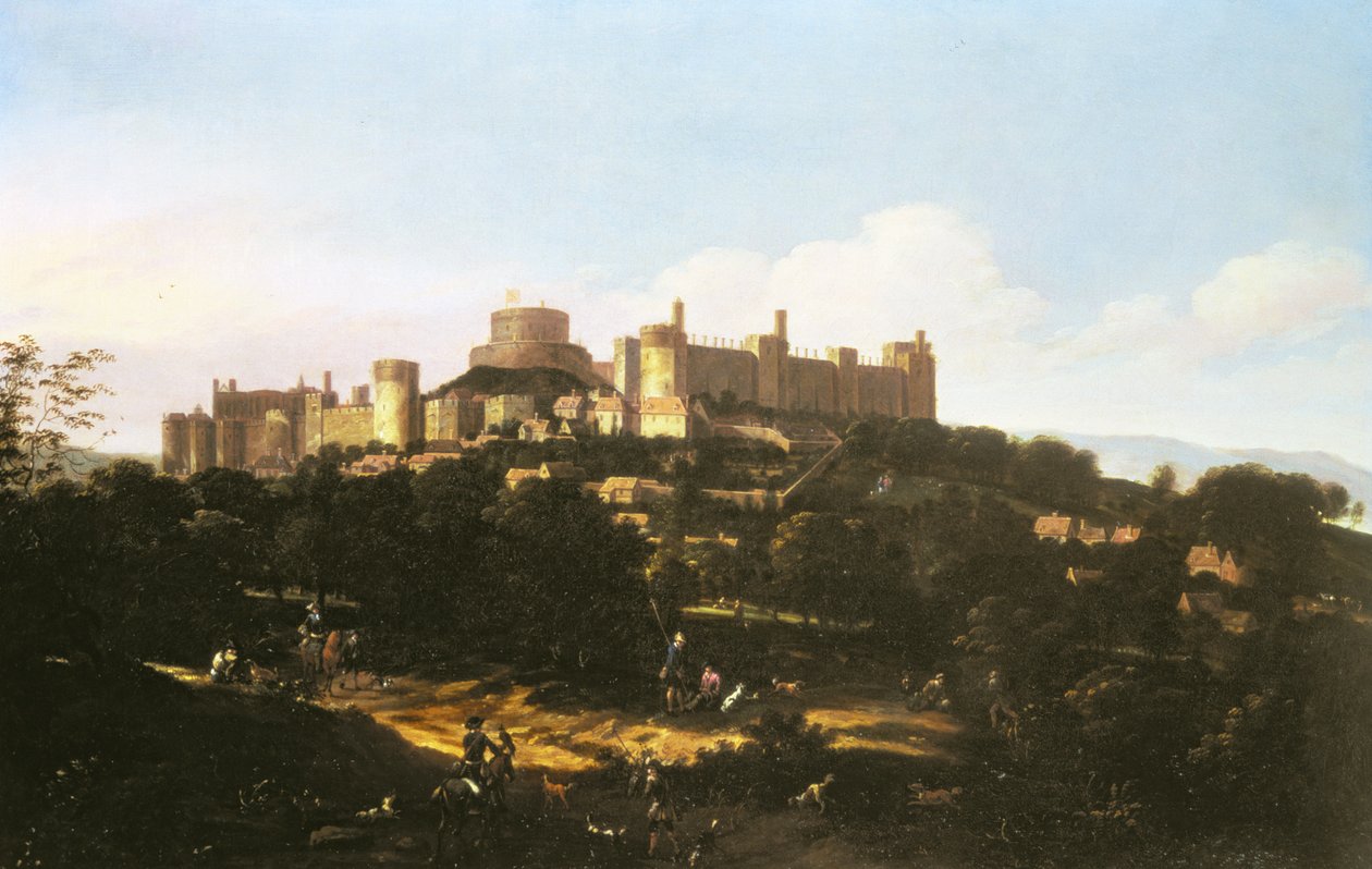 Utsikt over Windsor Castle av Jan Wyck