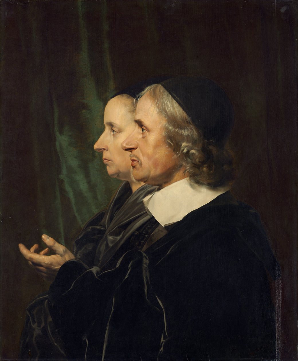 Portrett av kunstnerens foreldre av Jan de Bray
