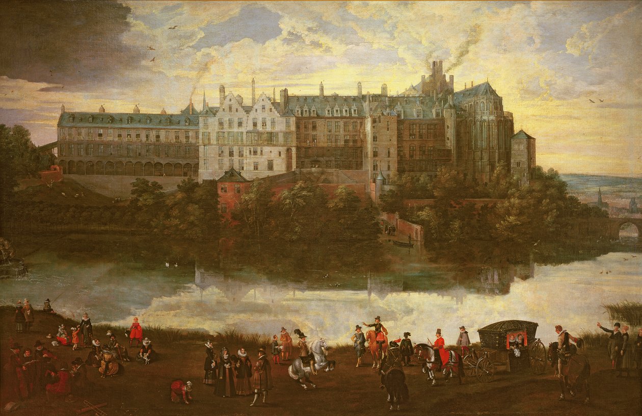 Tervuren slott i Brussel av Jan the Elder Brueghel