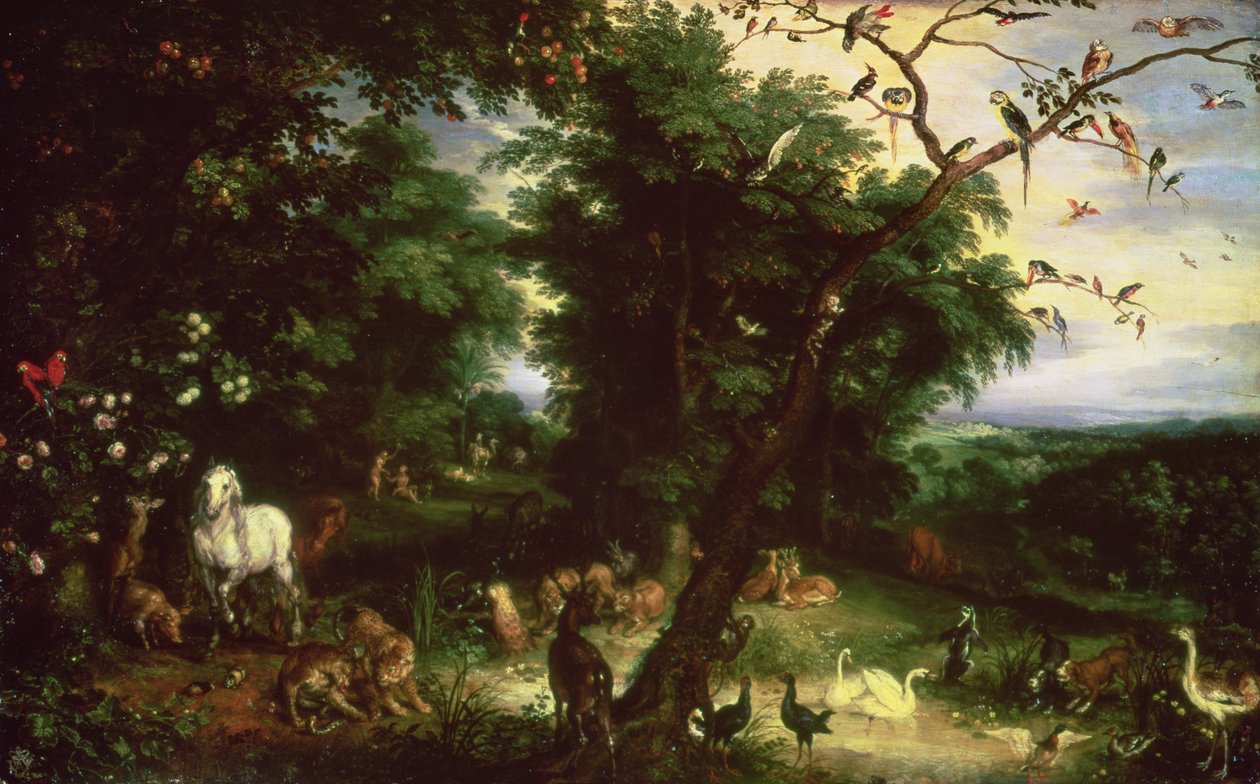 Menneskets fall av Jan the Elder Brueghel