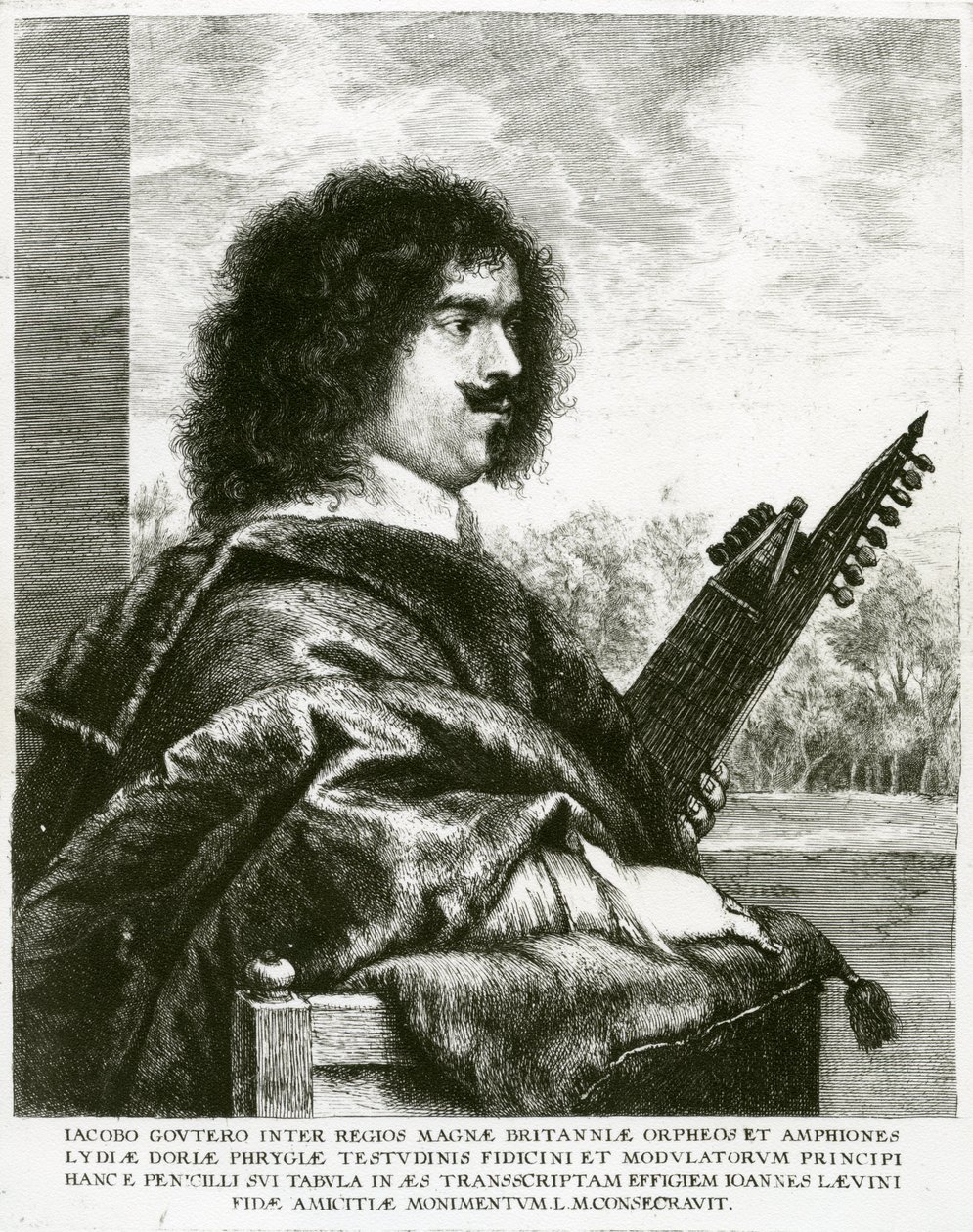 Jacques Gaultier (ca. 1600-52) ca. 1630 av Jan the Elder Lievens
