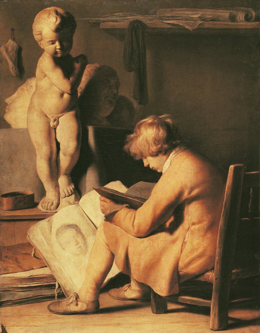 Den unge kunstneren av Jan the Elder Lievens