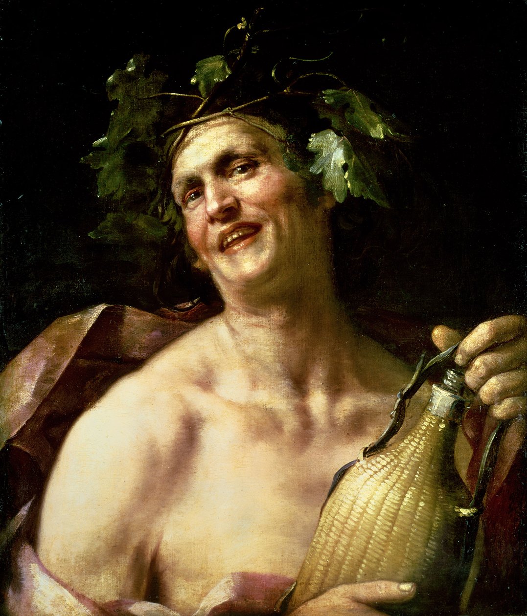 Selvportrett som Bacchus av Jan van Dalen
