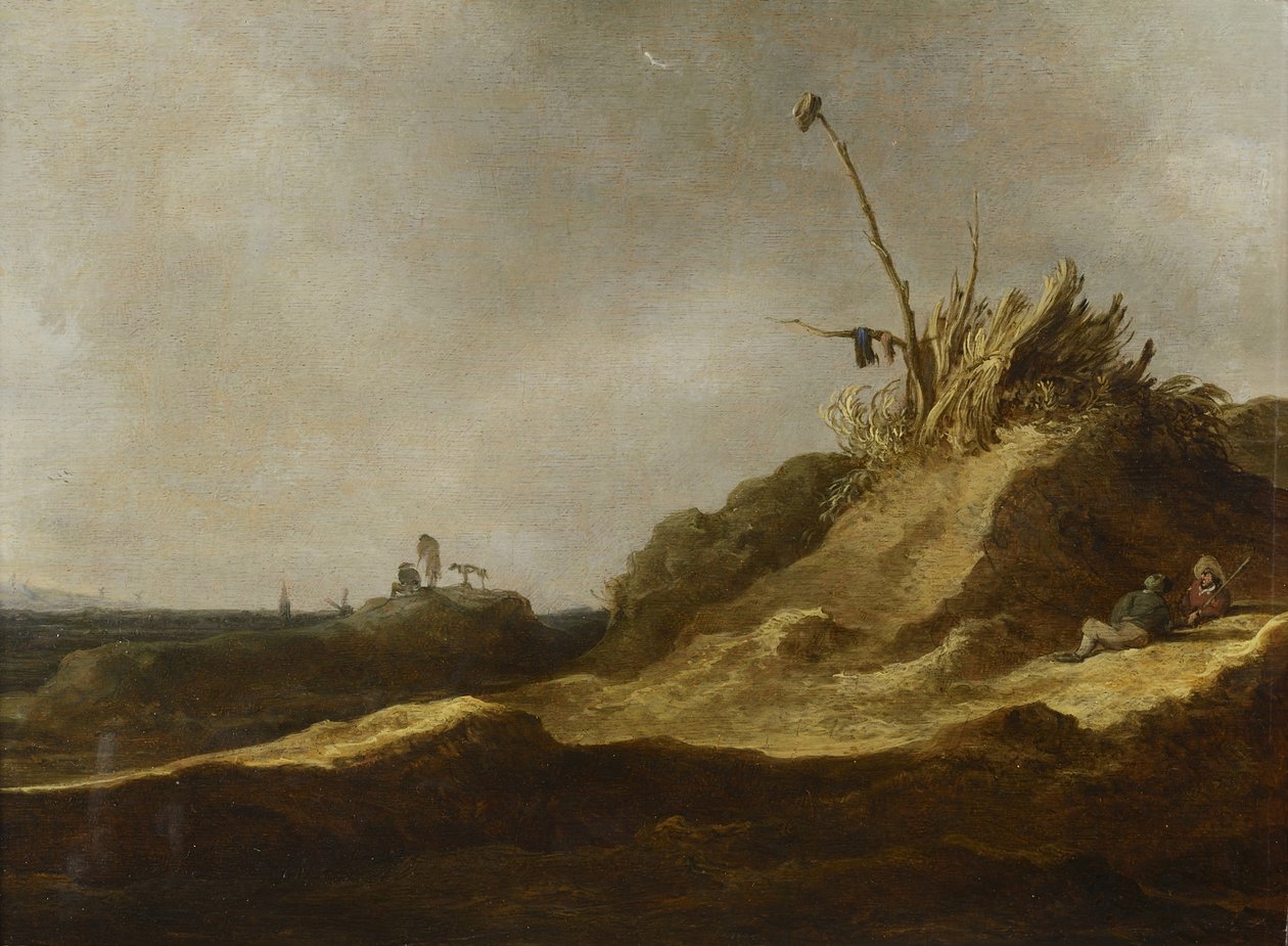 Sanddynelandskap av Jan Josephsz van Goyen