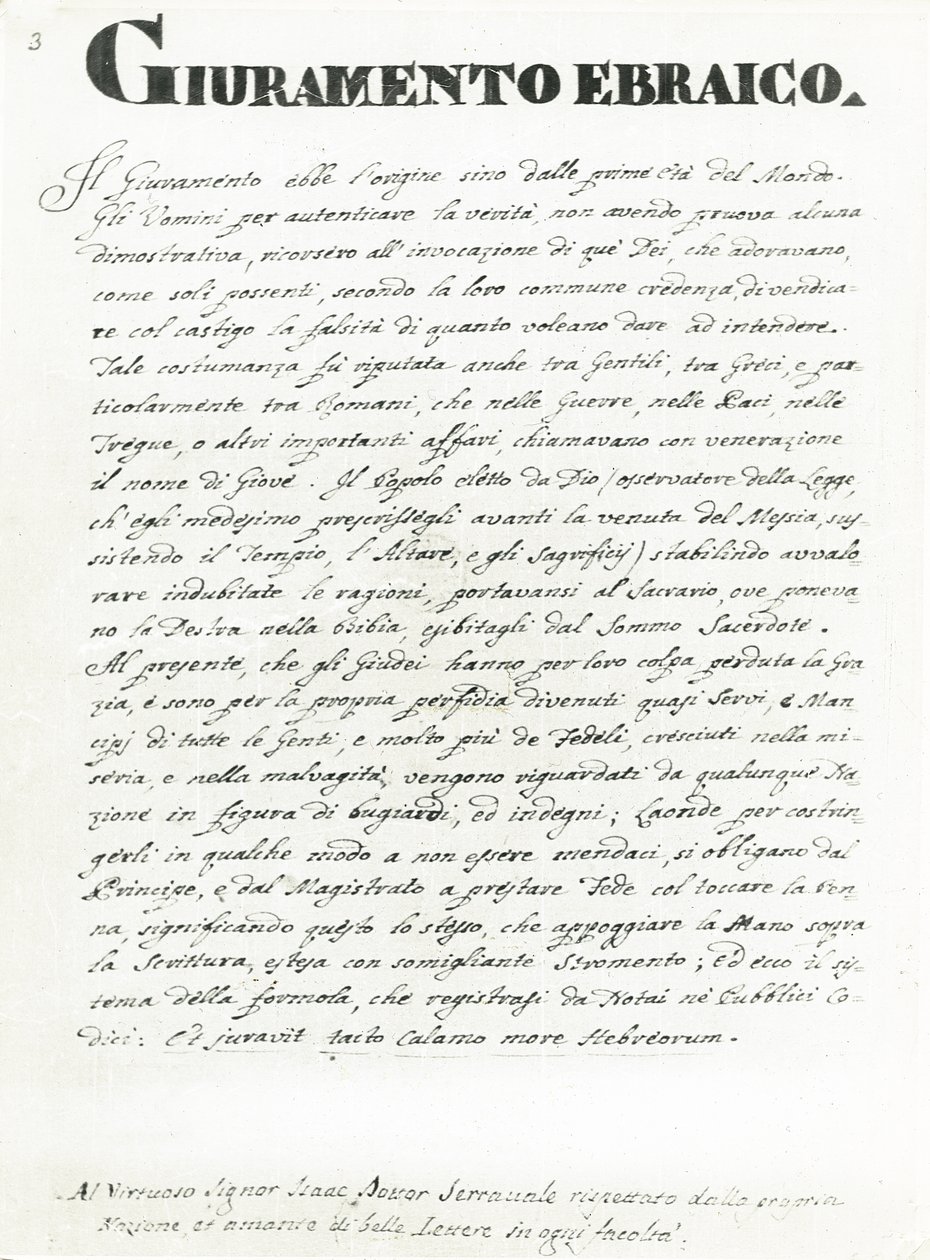 Jewish Oath, side fra 