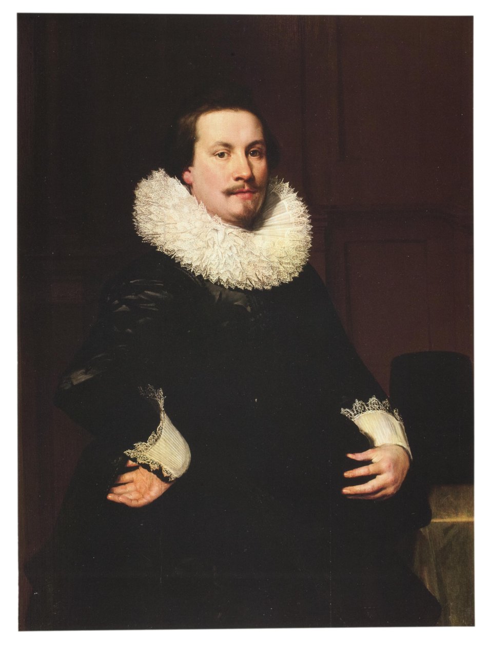 Portrett av en mann i en hvit ruff av Jan Anthonisz. van Ravesteyn