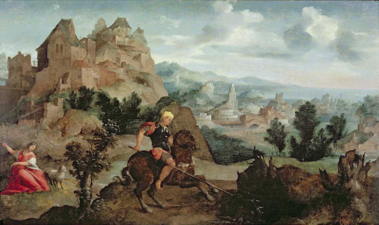 St George og dragen av Jan van Scorel