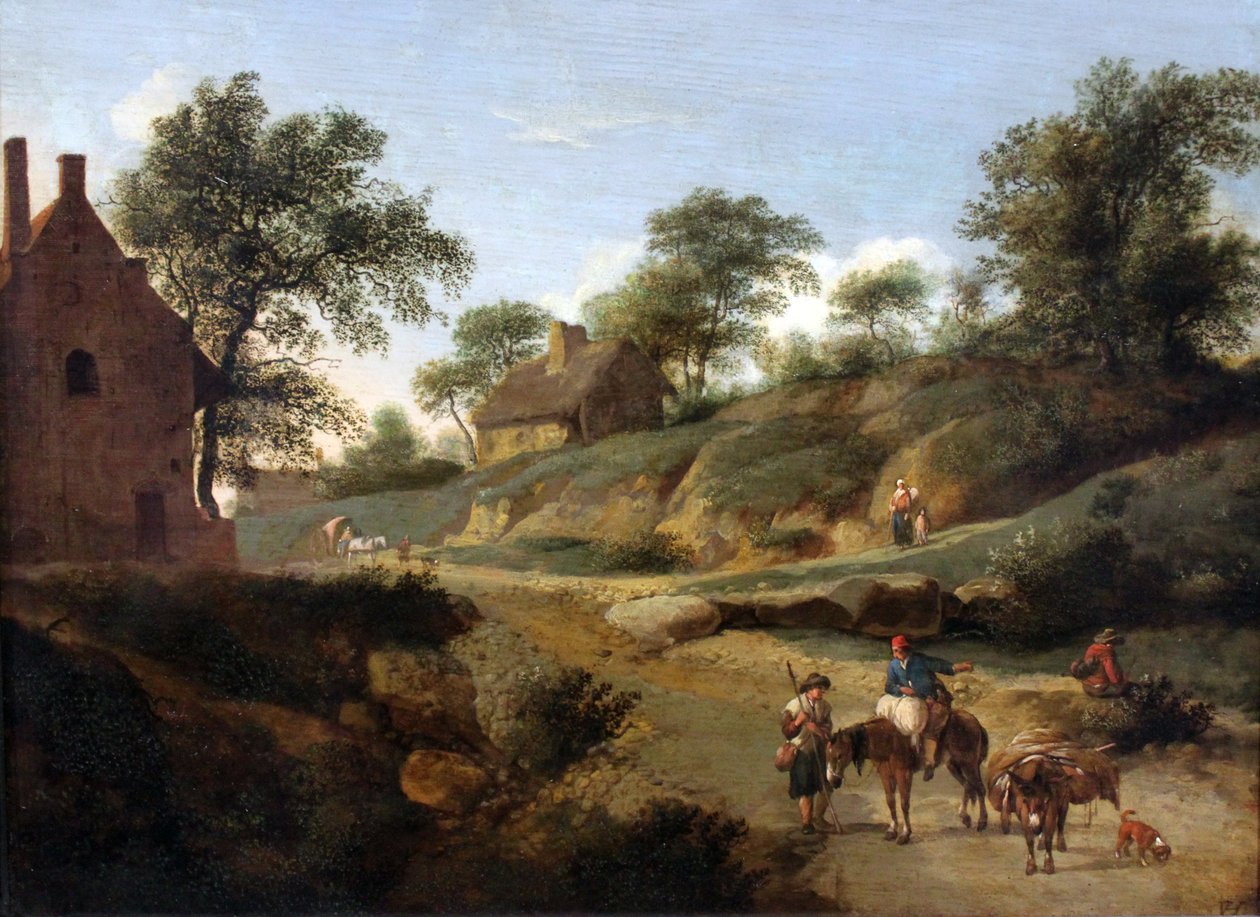 På en landevei av Jan van der Heyden
