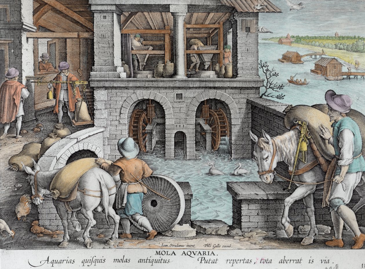 En vannmølle, plate 11 fra 