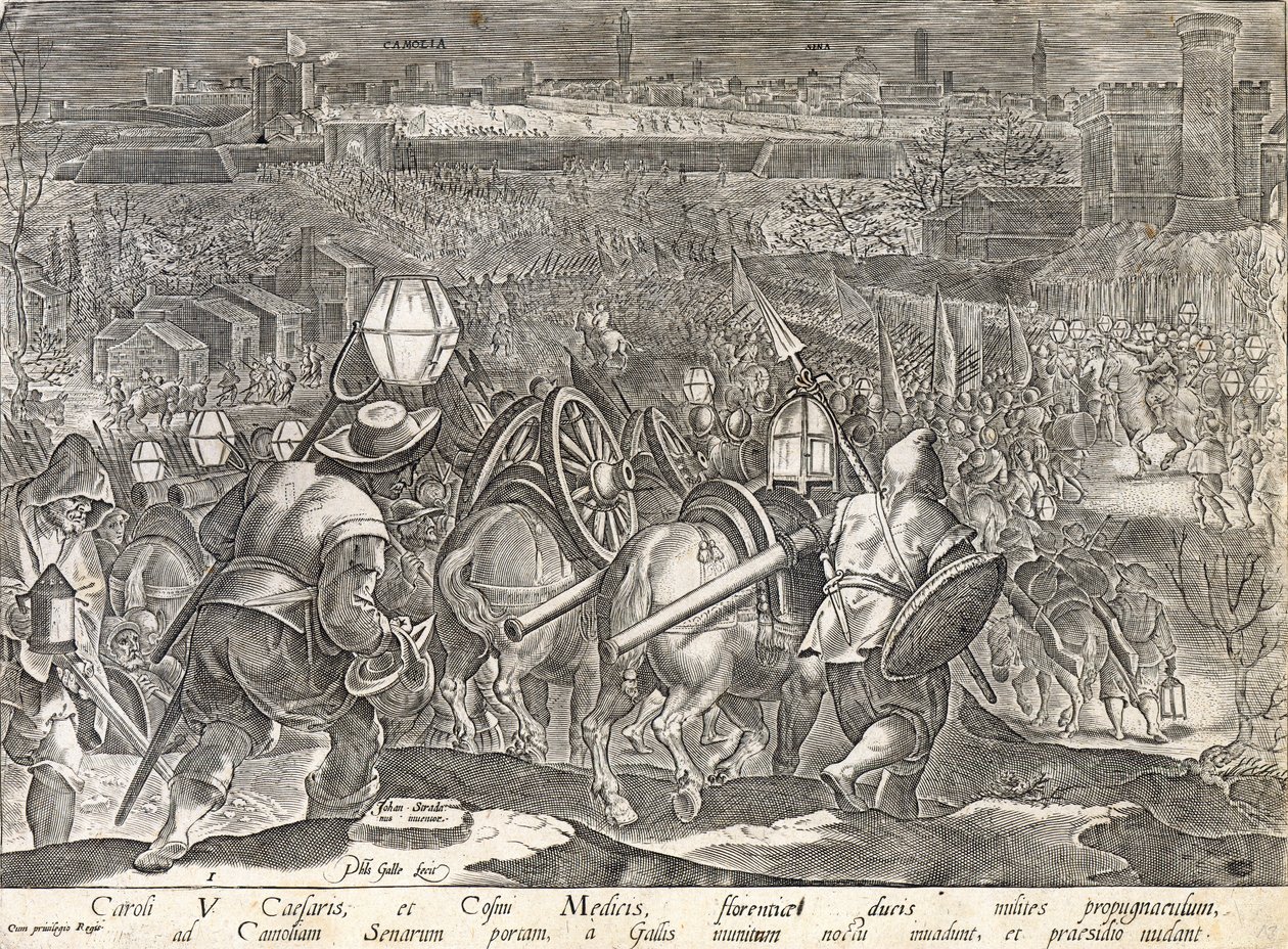 Keiser Charles V og Cosimo I de