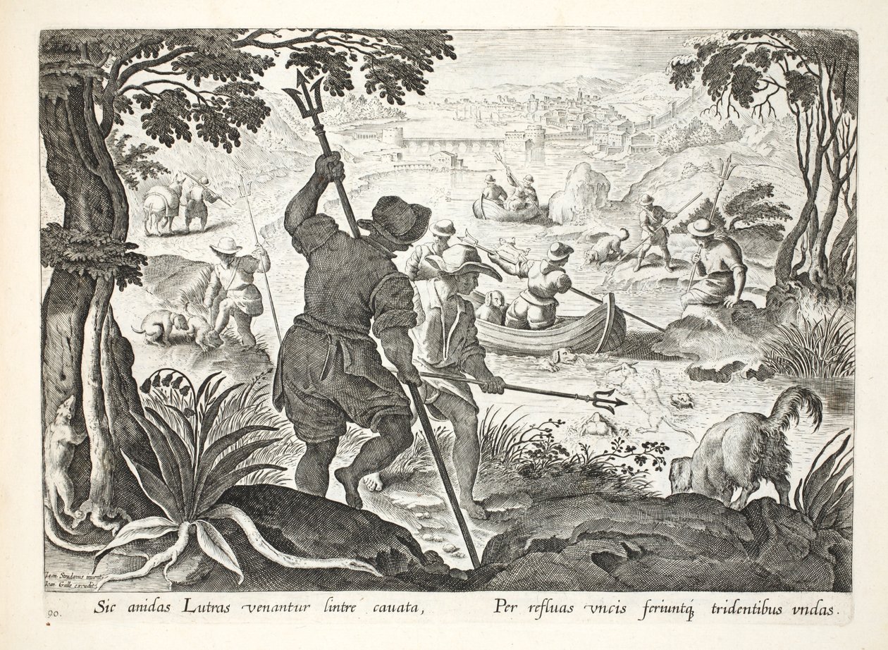 Fishing with Tridents, plate 90, illustrasjon fra 