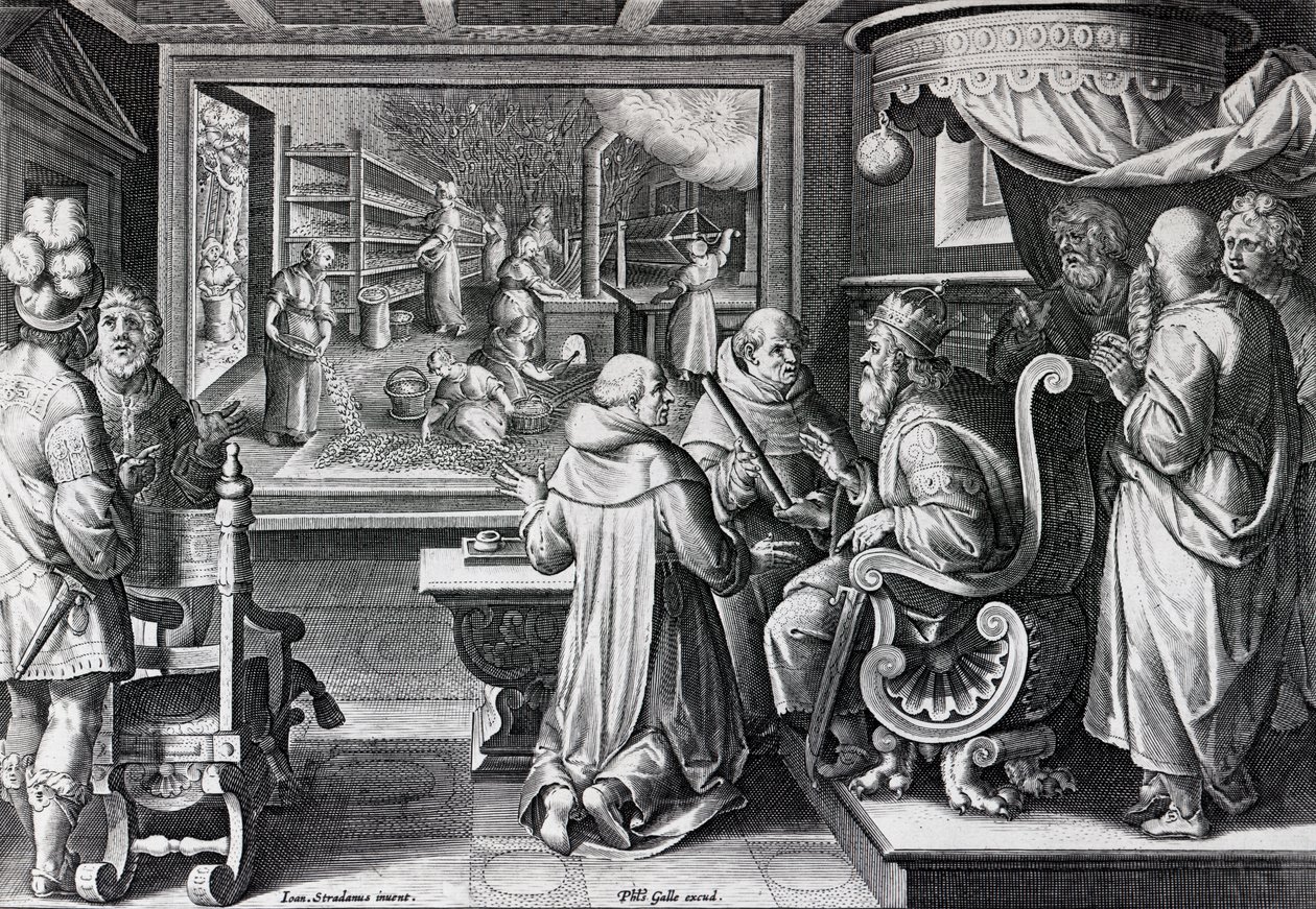 Sericus, sikt Sericus Vermis, plate 9 fra 