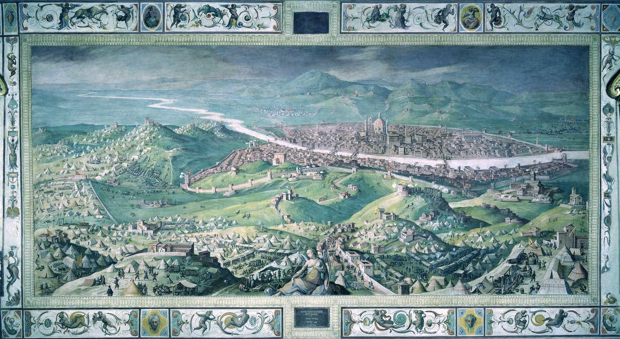 Beleiringen av Firenze av Jan van der Straet