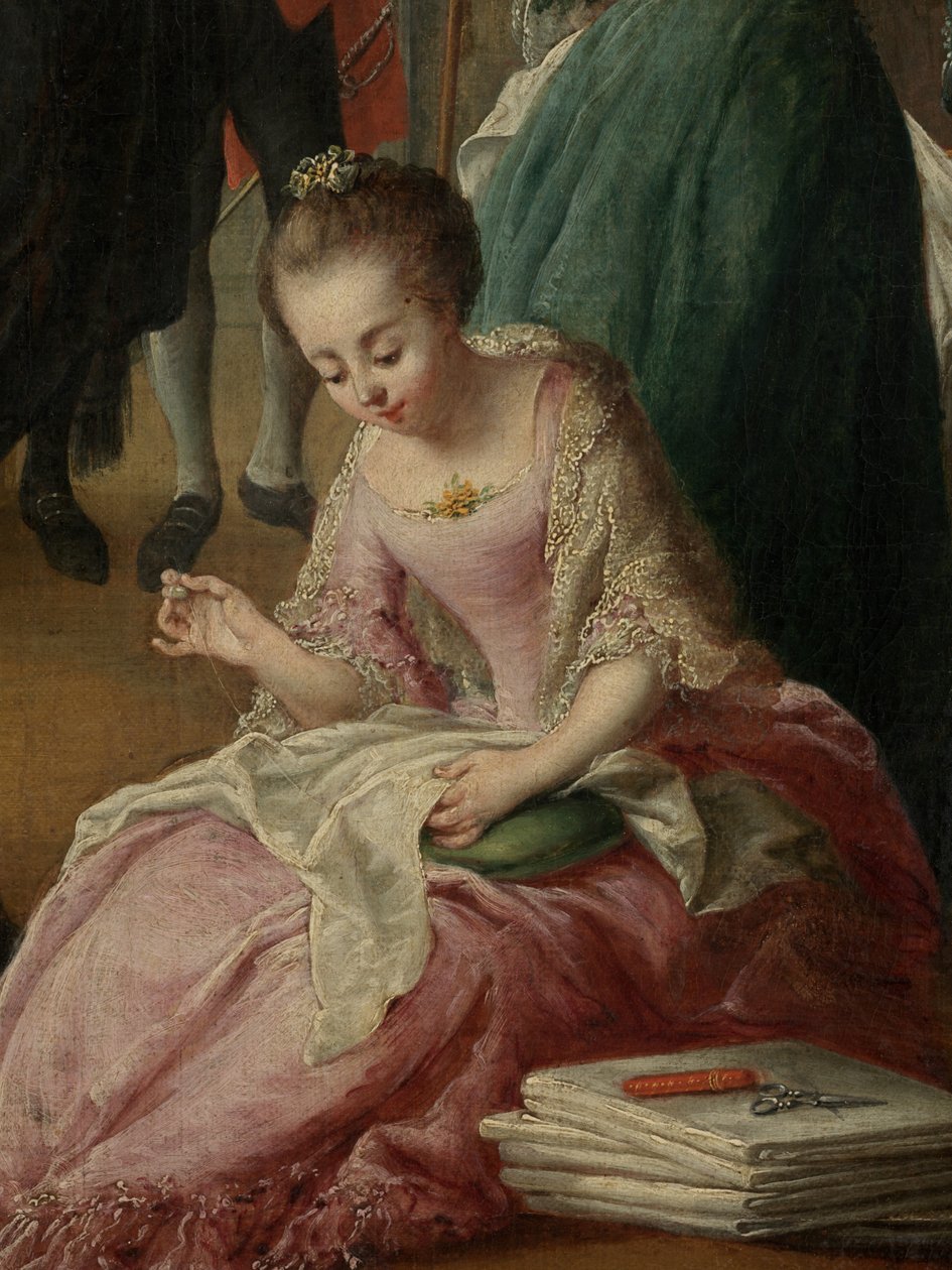 Detalj av ettermiddagste av Jan Anton Garemyn
