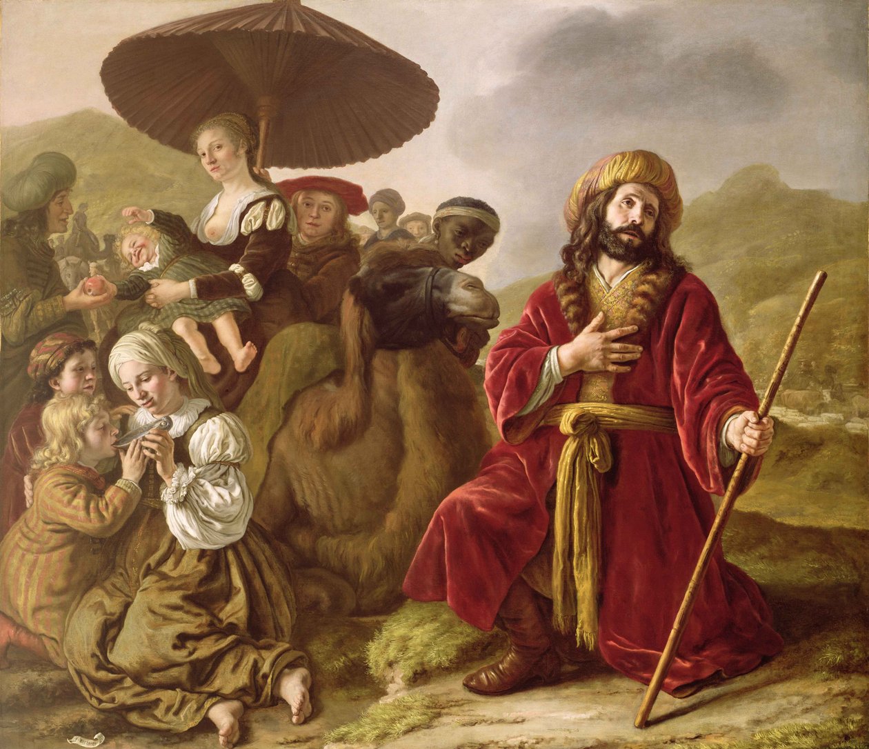 Jakob søker Esaus tilgivelse av Jan (1620 76) Victors