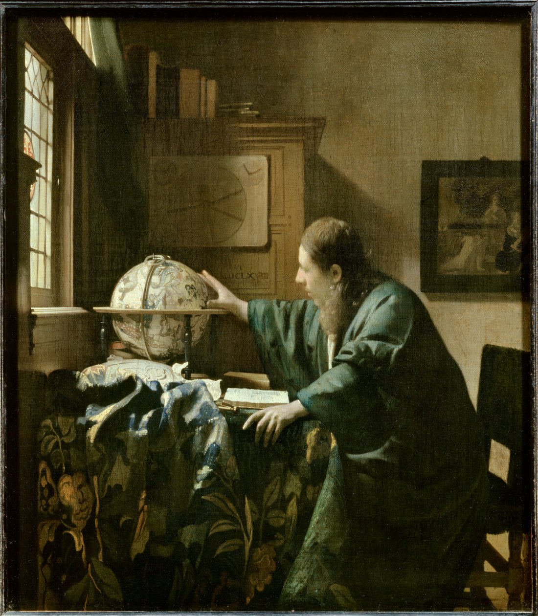 The Astronomer, ca. 1668 (olje på lerret) av Jan (1632 75) Vermeer